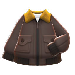 Flight Jacket (New Horizons) - Animal Crossing Wiki - Nookipedia