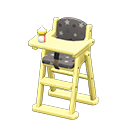 High Chair (Yellow - Black) NH Icon.png