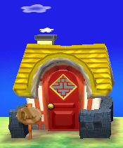 Exterior of Cousteau's house in Animal Crossing: New Leaf