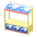 Stall (Light Brown - Waves) NH Icon.png