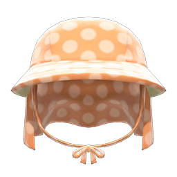 Veiled Gardening Hat (Orange) NH Icon.png