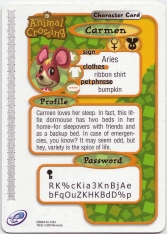 Animal Crossing-e 4-264 (Carmen - Back).jpg