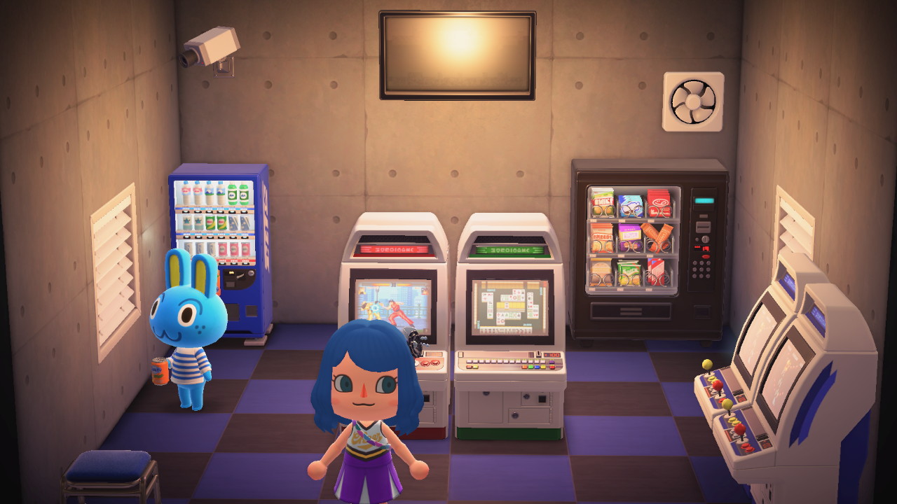 Interior of Hopkins's house in Animal Crossing: New Horizons