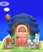 Exterior of Kody's house in Animal Crossing: New Leaf