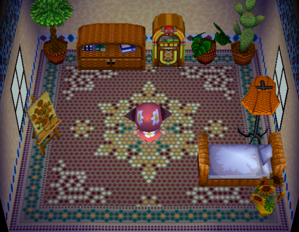 Interior of Mallary's house in Animal Crossing