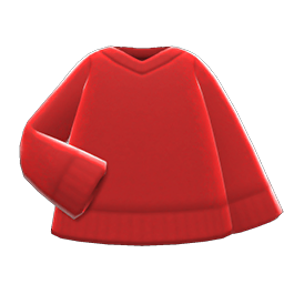 V-Neck Sweater (Red) NH Icon.png