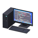 Desktop Computer (Black - Programming) NH Icon.png