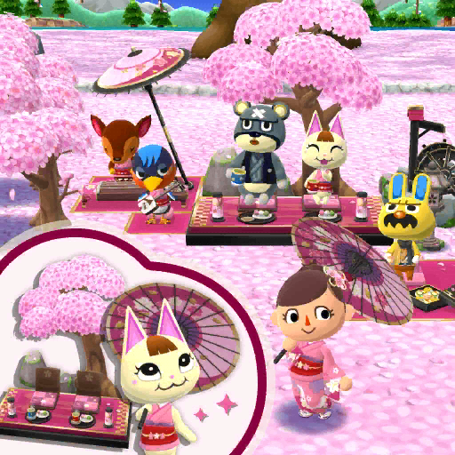 Sakura Picnic Set - Animal Crossing Wiki - Nookipedia