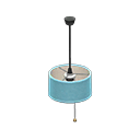 Shaded Pendant Lamp (Light Blue) NH Icon.png