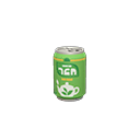 Canned green tea