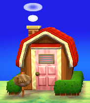 Exterior of Cheri's house in Animal Crossing: New Leaf