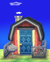 Exterior of Friga's house in Animal Crossing: New Leaf