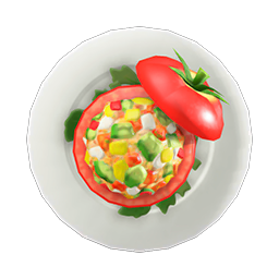 Salad-Stuffed Tomato
