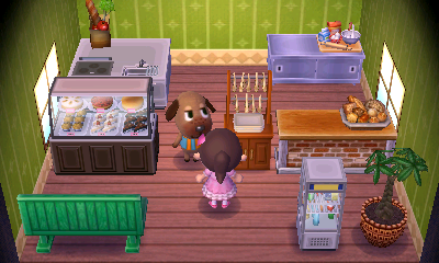 Interior of Bea's house in Animal Crossing: New Leaf
