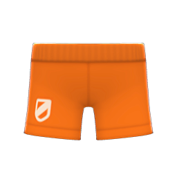 Soccer shorts's Orange variant