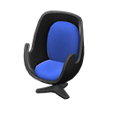 Artsy Chair (Black - Blue) NH Icon.png