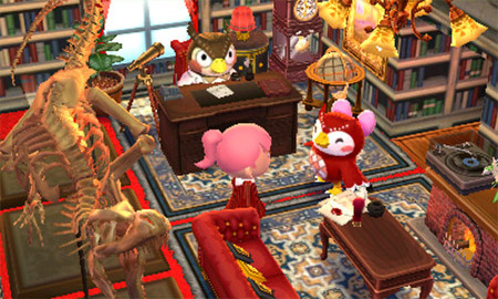 Example of Blathers's Happy Home Designer house