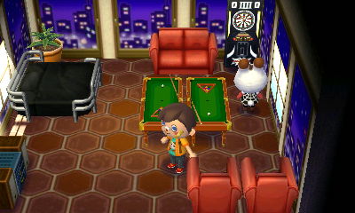 Interior of Tiffany's house in Animal Crossing: New Leaf