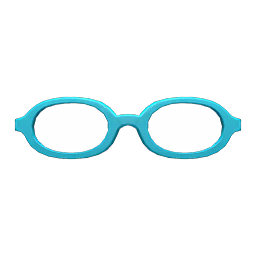 Oval Glasses (Blue) NH Icon.png