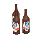 Decorative Bottles (Brown - White Labels) NH Icon.png