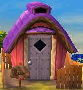 Exterior of Queenie's house in Animal Crossing: New Leaf