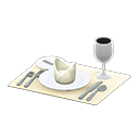Table Setting (White - White) NH Icon.png