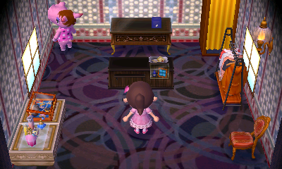Interior of Bitty's house in Animal Crossing: New Leaf
