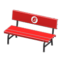 Plastic Bench (Red - Leaf) NH Icon.png