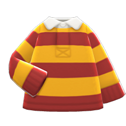 Thick-Stripes Shirt (Yellow & Red) NH Icon.png