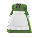 Full-length maid gown