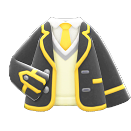 School Uniform with Necktie (Black) NH Icon.png