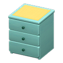 Simple Small Dresser (Blue - Yellow) NH Icon.png
