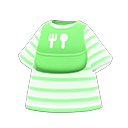 Tee with Silicone Bib (Baby Green) NH Storage Icon.png