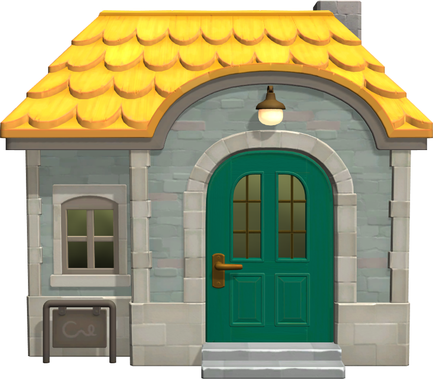 Exterior of Nibbles's house in Animal Crossing: New Horizons