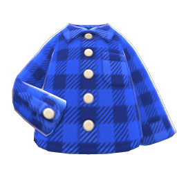 Flannel Shirt (Blue) NH Icon.png