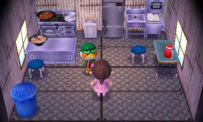Interior of Admiral's house in Animal Crossing: New Leaf