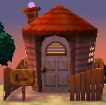 Exterior of Peck's house in Animal Crossing: New Leaf