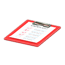 Clipboard (Red - To-Do List) NH Icon.png