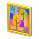 Framed Poster (Yellow - Trees) NH Icon.png