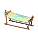 Hammock (Brown - Hibiscus Flowers) NH Icon.png