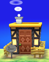 Exterior of Egbert's house in Animal Crossing: New Leaf