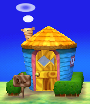 Exterior of Joey's house in Animal Crossing: New Leaf