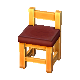Zen Chair (Light Wood - Adzuki Bean) NL Model.png