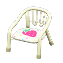 Baby Chair (White - Strawberry) NH Icon.png
