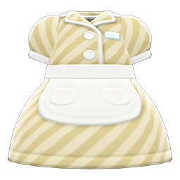Diner uniform's Cream variant
