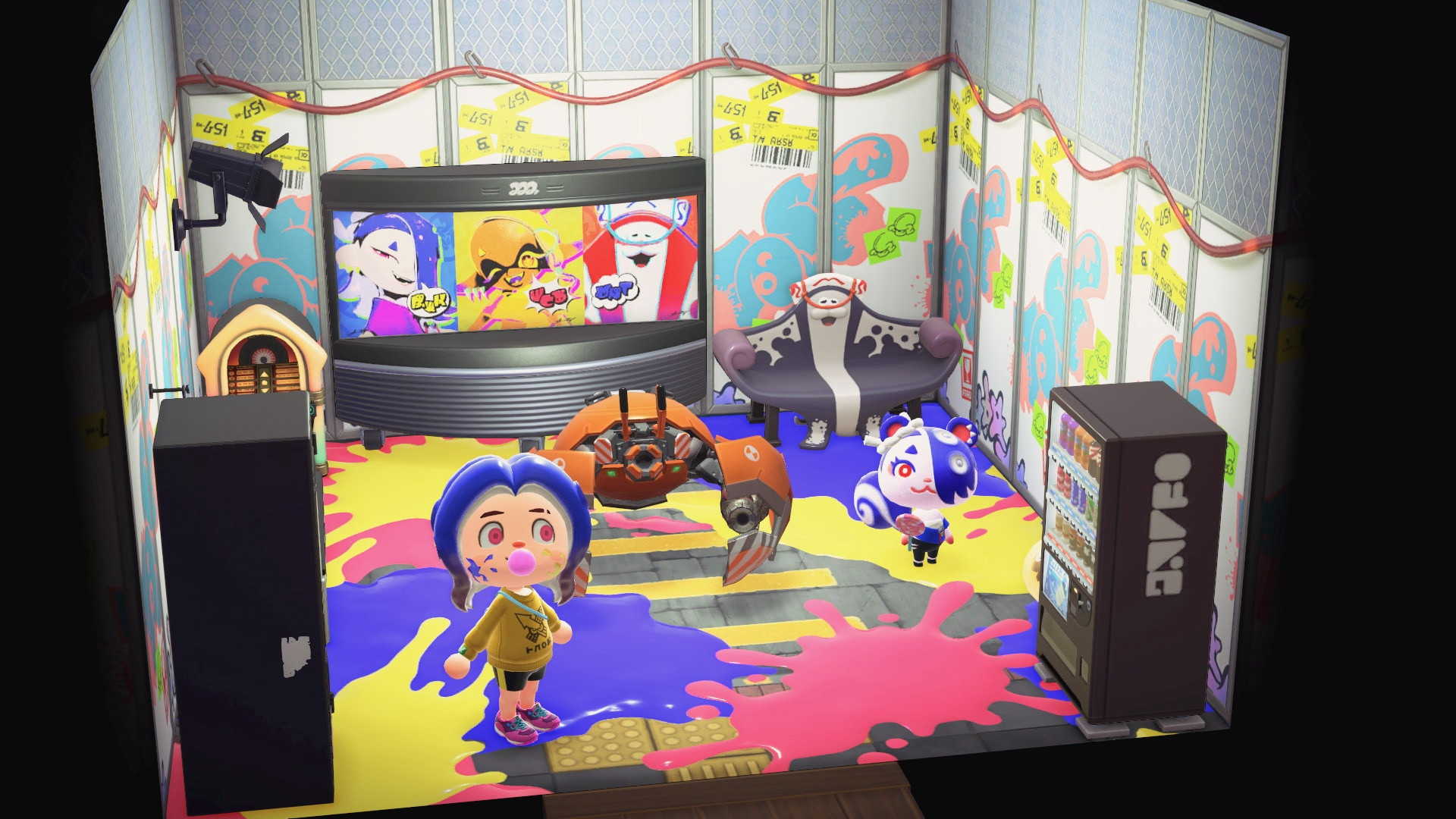 Interior of Cece's house in Animal Crossing: New Horizons