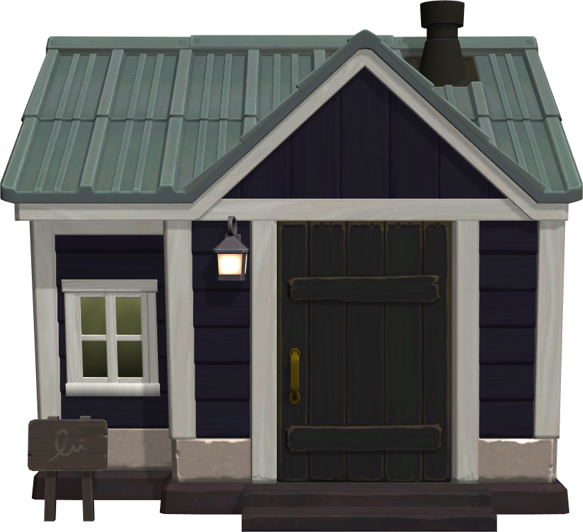 Exterior of Lucky's house in Animal Crossing: New Horizons