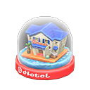 Hotel snow globe
