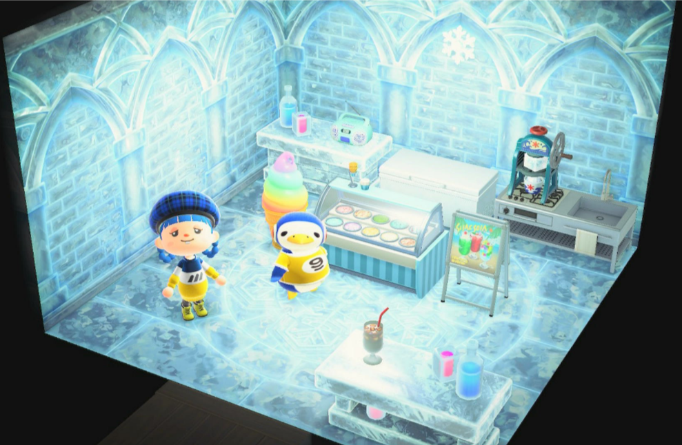 Interior of Chabwick's house in Animal Crossing: New Horizons