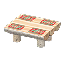 Log Dining Table (White Birch - Southwestern Flair) NH Icon.png